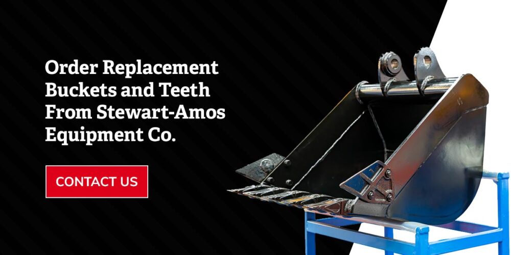 Guide to Replacing Excavator Buckets & Teeth StewartAmos