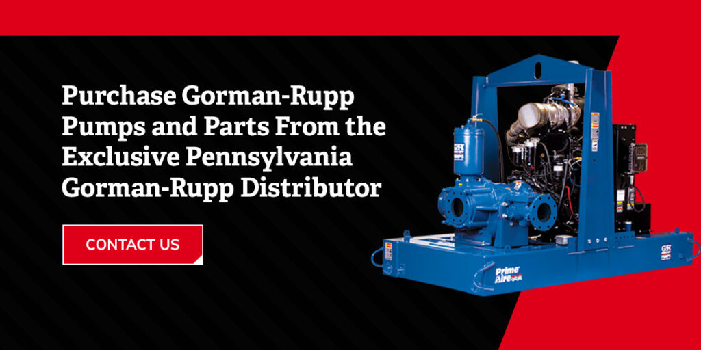 Purchase Gorman-Rupp Pumps and Parts From the Exclusive Pennsylvania Gorman-Rupp Distributor